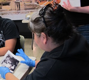 Kathy identifying Vincent Kvasnikoff and one of the teachers in Nanwalek.